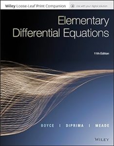 Elementary Eifferential Equations Boyce 11th Edition
